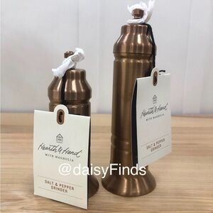 Tall & Short Salt & Pepper Crank Grinder Copper  - Hearth & Hand Magnolia